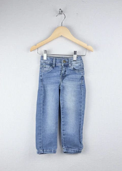 24m | Baby Cottons | jean azul chupin cintura regulable