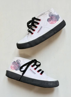 PLAY | EU 26 (T25) | Superga | zapatillas blancas suela negra Mickey en internet