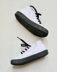 PLAY | EU 26 (T25) | Superga | zapatillas blancas suela negra Mickey - El Placard de Mi Bebot
