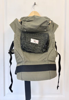 CQM | Mochila ergonomica portabebe verde