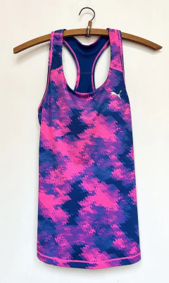 S | Puma | Top deportivo azul y fucsia c435