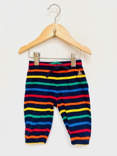 0/3m | Baby Gap | pant algodon azul rayado multicolor