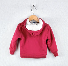 2A | GAP | buzo abrigo rojo logo en beige forrado corderito - comprar online