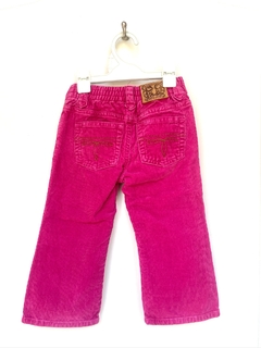 24m | Ralph Lauren | Jean corderoy fucsia corte clásico en internet