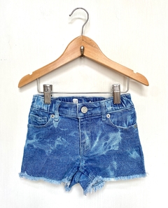 4A | GAP | short de jean azul batik flecos