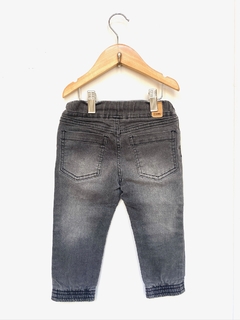 T2 (18/24m) | Cheeky | jean jegging gris-negro cintura elastica cordon blanco - comprar online