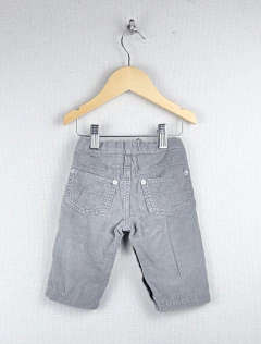 S (3m) | MiniMimo | pantalon corderoy gris forrado en algodon gris pañalero - comprar online