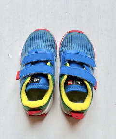 PLAY | US 8 (24) | Adidas | zapatillas lego azul verde rojo 2 velcro - comprar online
