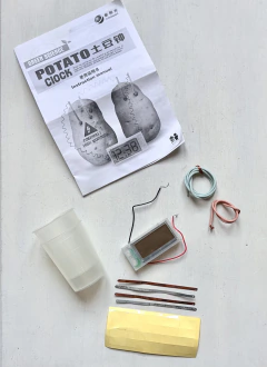 GREEN SCIENCE | POTATO CLOCK - comprar online