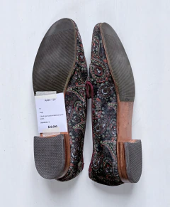 39 | Prego | Calzado gamuzado arabescos tonos verdes - comprar online