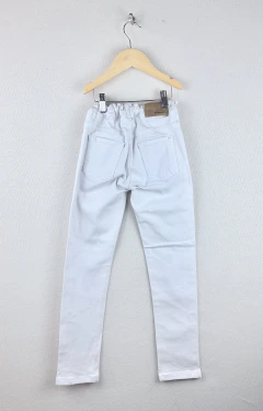8A | Mimo | jean blanco chupin cintura regulable - comprar online