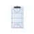 Portablock pizarra hockey Olami 23 x 39,5 cm