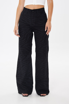 WIDE LEG RIGIDO LASER - CEBRA en internet