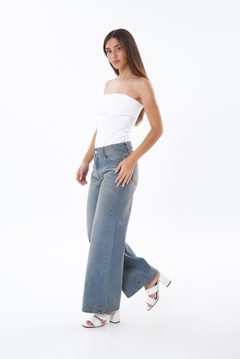 WIDE LEG MATIZADO RIGIDO - KOLKA - STRIVEN JEANS