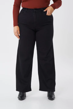 WIDE LEG CURVY COMFORT NEGRO - CONEY en internet