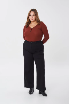 WIDE LEG CURVY COMFORT NEGRO - CONEY - comprar online