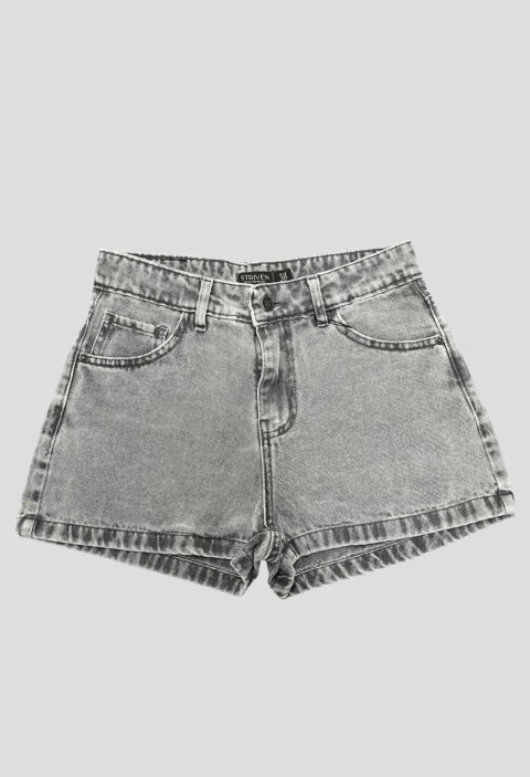 SHORT GRIS RÍGIDO CLÁSICO - DEEP