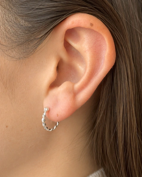ARGOLLAS LAILA (par) 14MM - PLATA 925