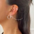 Argolla Josephina (unidad) 14mm - PLATA 925 - Calabria Store