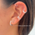 argolla huggie cubic (unidad) 14mm - PLATA 925 - Calabria Store