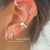 Argollita Stephie (unidad) 12mm - PLATA 925 - comprar online