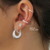 Argollita Stephie (unidad) 12mm - PLATA 925 en internet