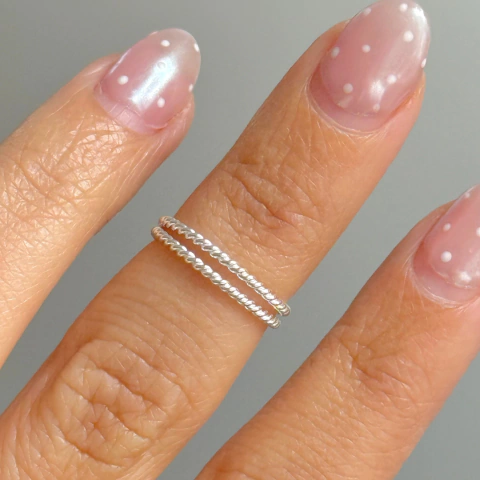 FALANGE DOBLE TRENZADO - PLATA 925 - comprar online