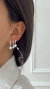 argolla huggie cubic corazon (unidad) 12mm - PLATA 925 - comprar online