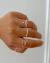Anillo fini facetado - PLATA 925 - Calabria Store
