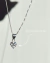 dije corazón cubic 7mm - PLATA 925 - comprar online