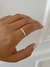 Anillo entrelazado white - PLATA 925