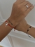 pulsera ajustable roja con dije llave corazón - PLATA 925 en internet