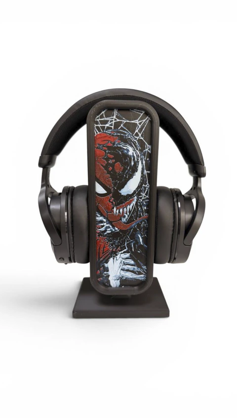 CHAPA PARA SOPORTE AURICULAR VENOM Y SPIDERMAN