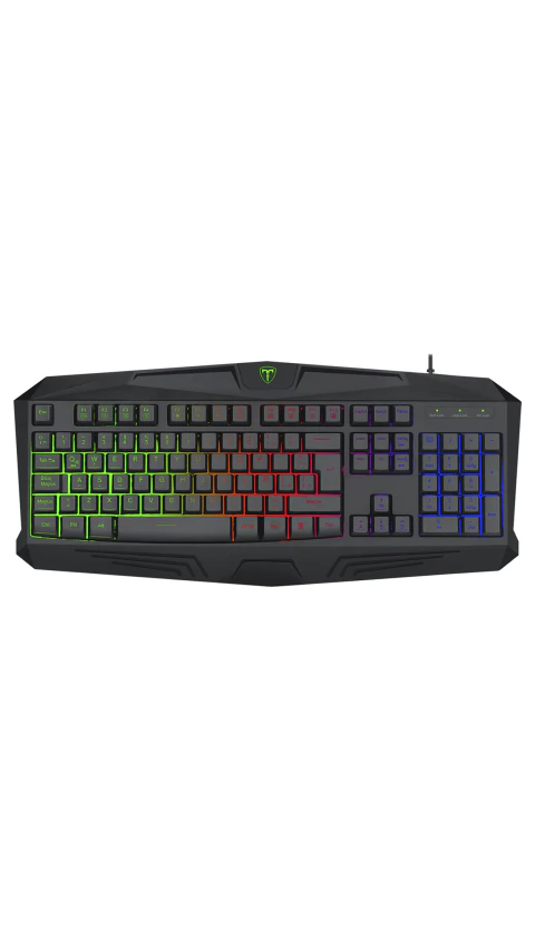 TECLADO TANKER RAINBOW NEGRO T-DAGGER