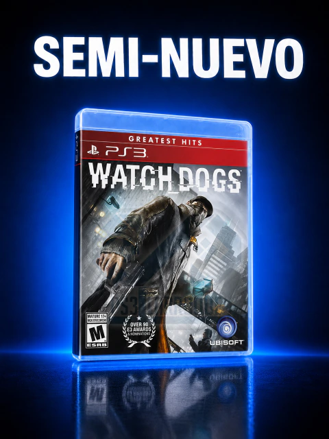 Watch Dogs Ps3 Fisico Semi-nuevo