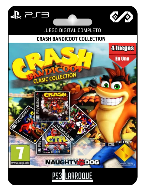 CRASH BANDICOOT COLLECTION PS3 DIGITAL