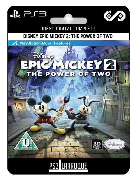 DISNEY EPIC MICKEY 2: THE POWER OF TWO PS3 DIGITAL