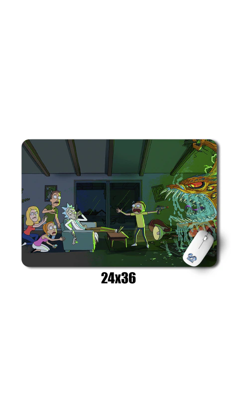 MOUSE PAD 24x36 CM RICK AND MORTY MODEL 1 - V2