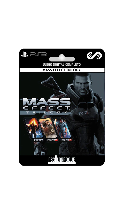 MASS EFFECT TRILOGY PS3 DIGITAL