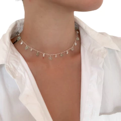 choker equilibrio | fluorita verde