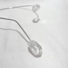 gargantilha assimétrica cristal