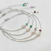 pulseira perola cristais
