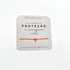 Fio vermelho proteção e boas energias