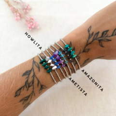 pulseira 4 cristais - Amoa Acessórios 