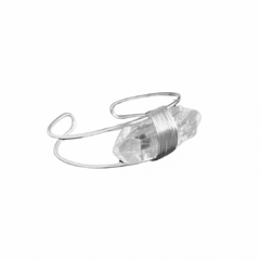 bracelete quartzo cristal