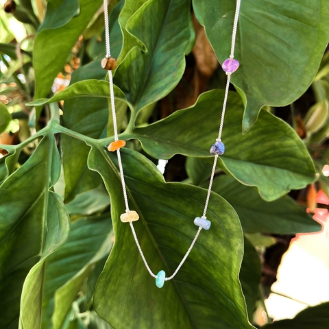 Choker Catarina Pedra dos Chakras