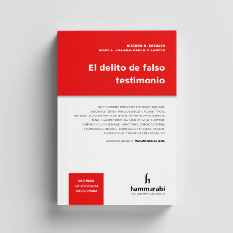 Basílico - El delito de falso testimonio