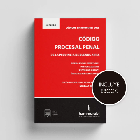 Código Procesal Penal Bs. As. 2025 «standard» - comprar online