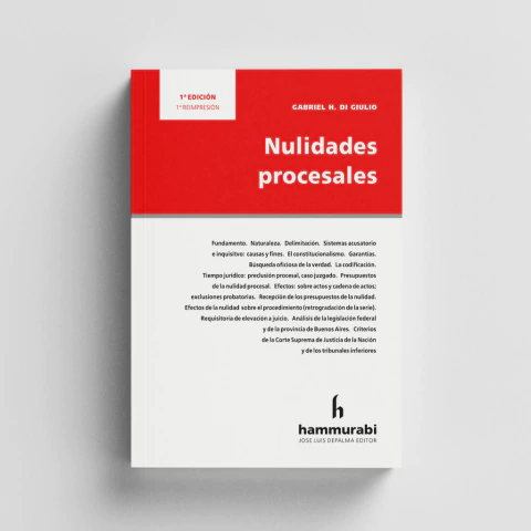 Di Giulio - Nulidades procesales - comprar online