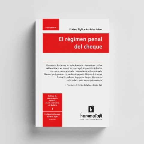 Righi - Régimen penal del cheque - comprar online